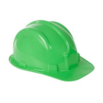 Capacete Plastcor Aba Frontal Verde c/ Suspensão