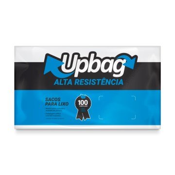 Saco de Lixo 15 L Branco Super Reforçado 50 unidades | UpBag