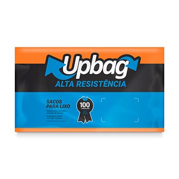 Saco de Lixo 15 L Laranja Super Reforçado 50 unidades | UpBag