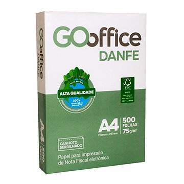 Papel A4 Danfe Go Office FSCMisto70% CU COC855709 500fls