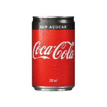 Refrigerante Coca-Cola Lata sem Açúcar 220ml FD 6UN