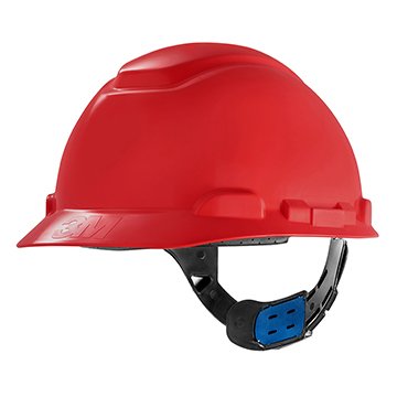 Capacete 3M H700 Aba Frontal com Suspensão Vermelho