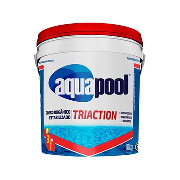 Cloro para Piscina Granulado Tripla Ação 10 Kg | Aquapool Triaction