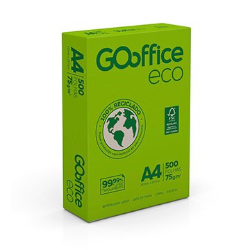Papel A4 Go Office Eco 500 fls CertFSCMisto70% CU COC855709