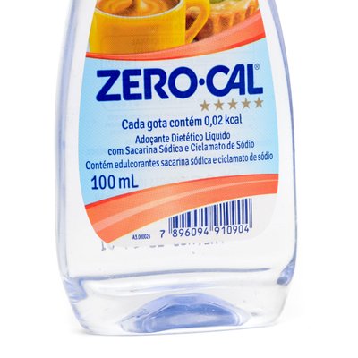 Adoçante líquido 100 ml Zero Cal