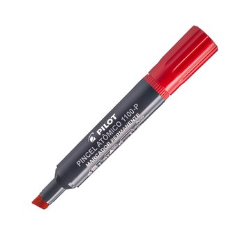 Pincel Atômico Pilot Duplo Traco 1100-P Vermelho