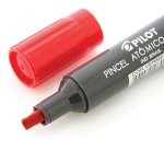 Pincel Atômico Pilot Duplo Traco 1100-P Vermelho