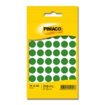 Etiqueta Adesiva Pimaco TP-12 Verde 12mm PCT 5fls