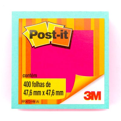 Post-it Cubinho Ultra 47,6 x 47,6 mm 400 Folhas Post-it 3M