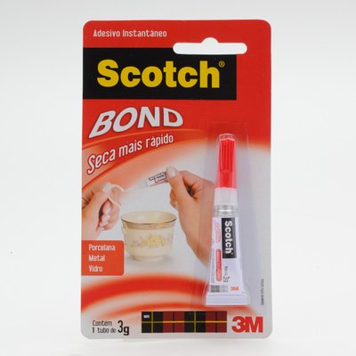 Adesivo Instantâneo Scotch Bond 3g 3M