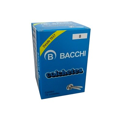 Colchete Latonado N8 CX 72UN Bacchi