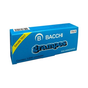 Grampo Rocama 106/8 3000 unidades | Bacchi
