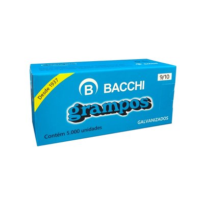 Grampos Galvanizados 9/10 Bacchi