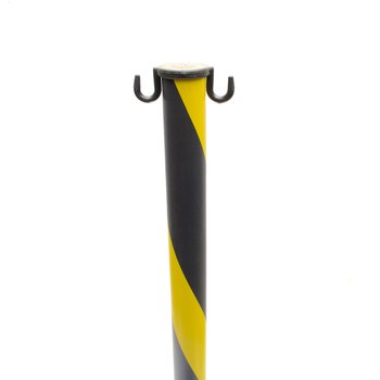 Pedestal Plástico 93cm Amarelo e Preto