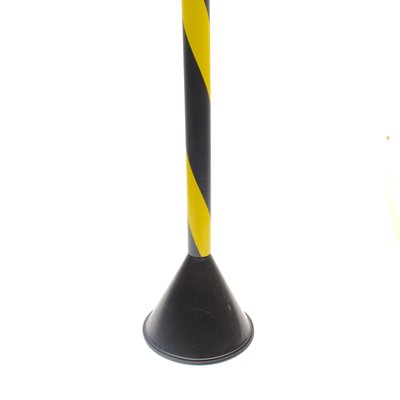 Pedestal Plástico 93cm Amarelo e Preto