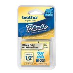 Fita Rotuladora Original Brother M-231 12mm x 8m BR/PT