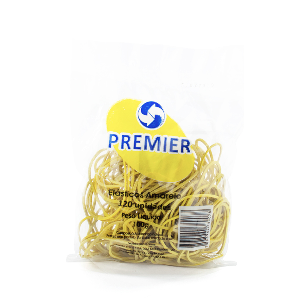 Atilho de Borracha Premier Nº 18 pct 100gr