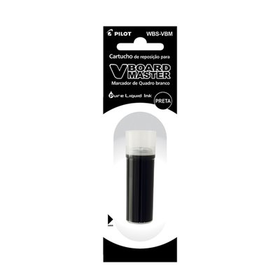 Refil para Marcador de Quadro Branco Preto Pilot V Board Master