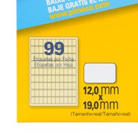 Etiquetas Adesivas A5Q1219 12x19mm Pimaco