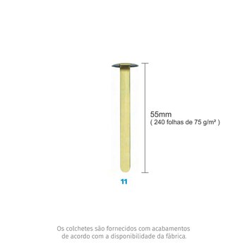 Colchete Latonado N11 CX 72UN Bacchi