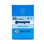 Grampos Trançado Galvanizado Número 2 50 unidades | Bacchi