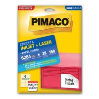 Etiquetas Adesivas 6284 84,67x101,67mm Pimaco