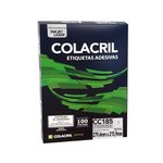 Etiqueta Colacril CC 185 ( 6185 ) com 100 folhas