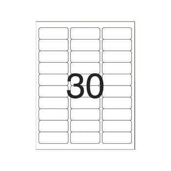 Etiquetas Adesivas 6080 25,4x66,7mm Pimaco