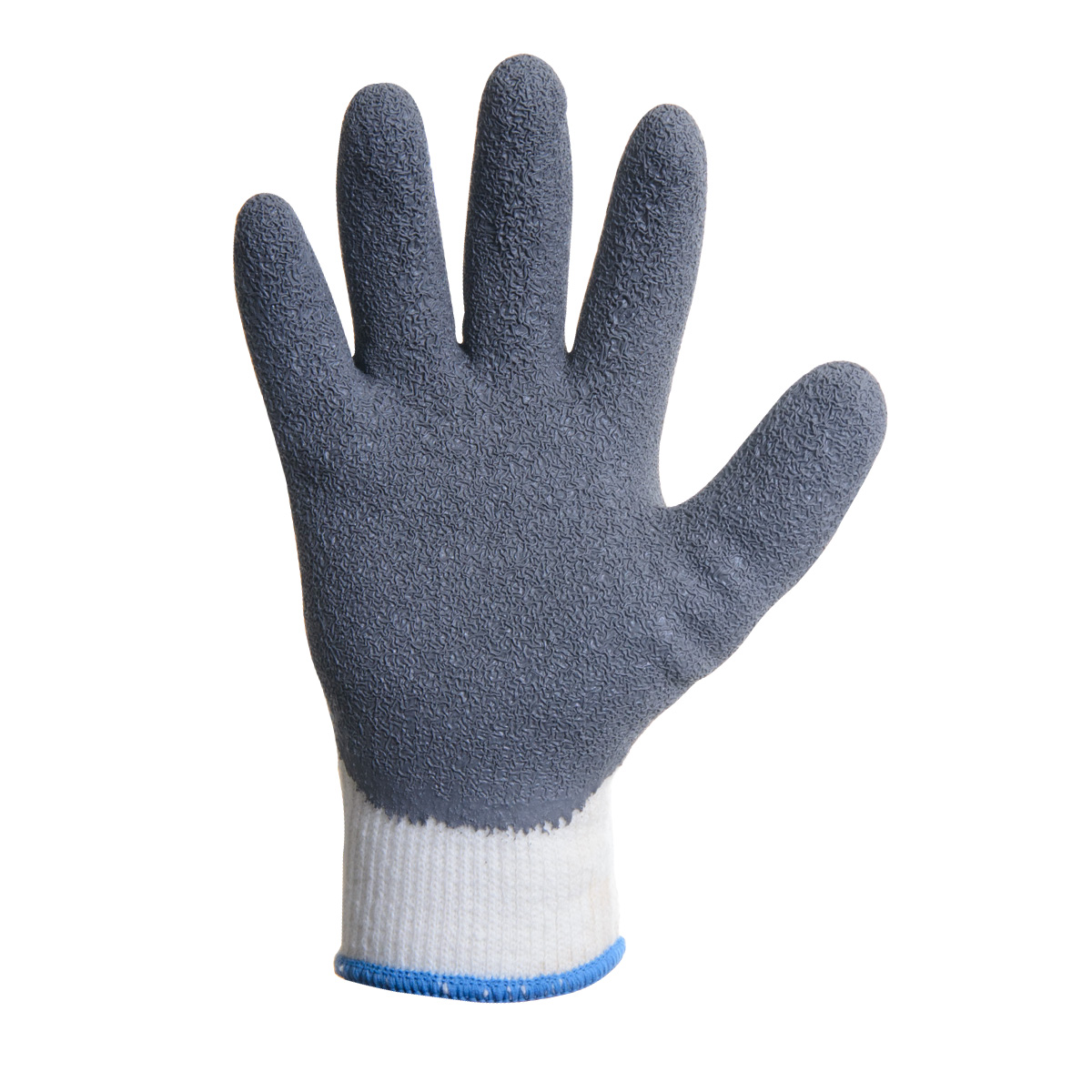 Luva de Segurança Têxtil Grip Látex Palma e Dedos Corrugada Therma G Volk