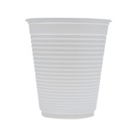 Copo Descartável 180ml Branco PS 100 unidades