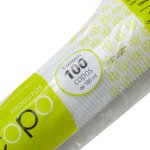 Copo Descartável 180ml Branco PS 100 unidades