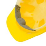 Capacete Plastcor Aba Frontal Amarelo Ref - 463 com Suspensão