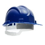 Capacete Plastcor Aba Frontal Azul Escuro Ref - 465 C/Susp.