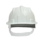 Capacete Plastcor Aba Frontal Branco Ref - 467 com Suspensão