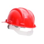 Capacete Plastcor Aba Frontal Vermelho c/ Suspensão