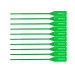 Lacre Escada Sequencial Verde 16 cm SAF 100 unidades