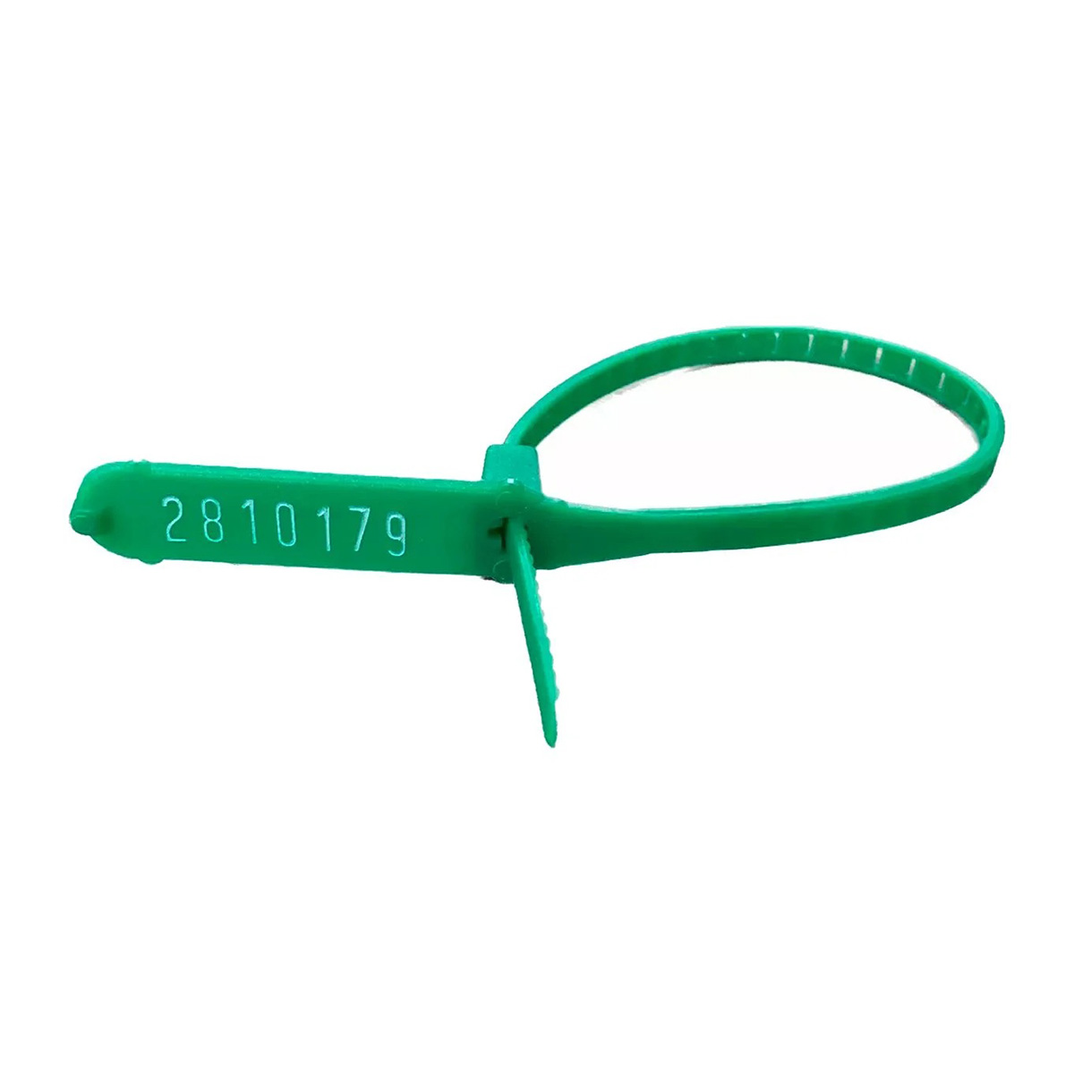 Lacre Escada Sequencial Verde 16 cm SAF 100 unidades