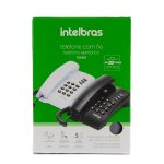 Telefone Com Fio Pleno Preto Intelbras