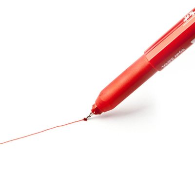 Caneta Hidrográfica Faber Castell 0,4mm Vermelha Fine Pen