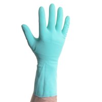 Luva de Segurança Látex 250 Flocada Verde 9 Mucambo