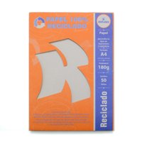 Papel Romitec A4 Reciclado 180gr com 50 folhas