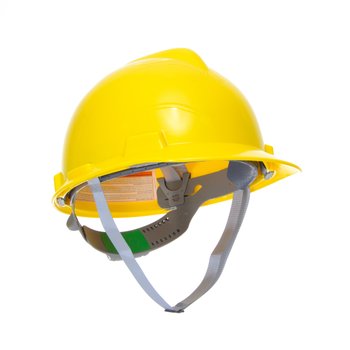 Capacete MSA V-GARD com Suspensão e Jugular Amarelo