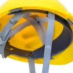 Capacete MSA V-GARD com Suspensão e Jugular Amarelo