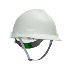 Capacete MSA Aba Frontal Branco  - Susp-Jug