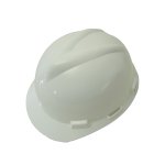 Capacete MSA Aba Frontal Branco  - Susp-Jug