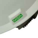 Capacete MSA Aba Frontal Branco  - Susp-Jug