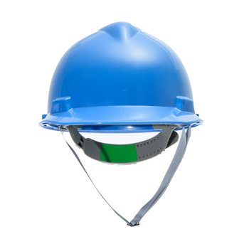 Capacete MSA Aba Frontal Azul Ref.297461 - Susp-Jug