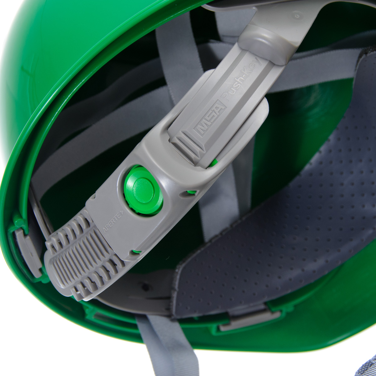 Capacete MSA Aba Frontal com Susp-Jug Verde