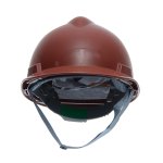 Capacete MSA Aba Frontal com Susp-Jug Marrom Ref.297532