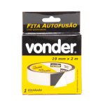 Fita Isolante de Auto Fusão Vonder 19mm x 2m